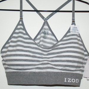 NWT Women's Izod Wirefree Comfort Bra 2X